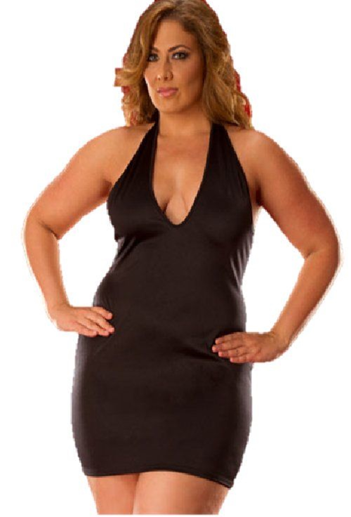 Deluxerie Plus Size Mini Kjole Orrla 2 Deluxerie Plus Size Mini Kjole Orrla 2