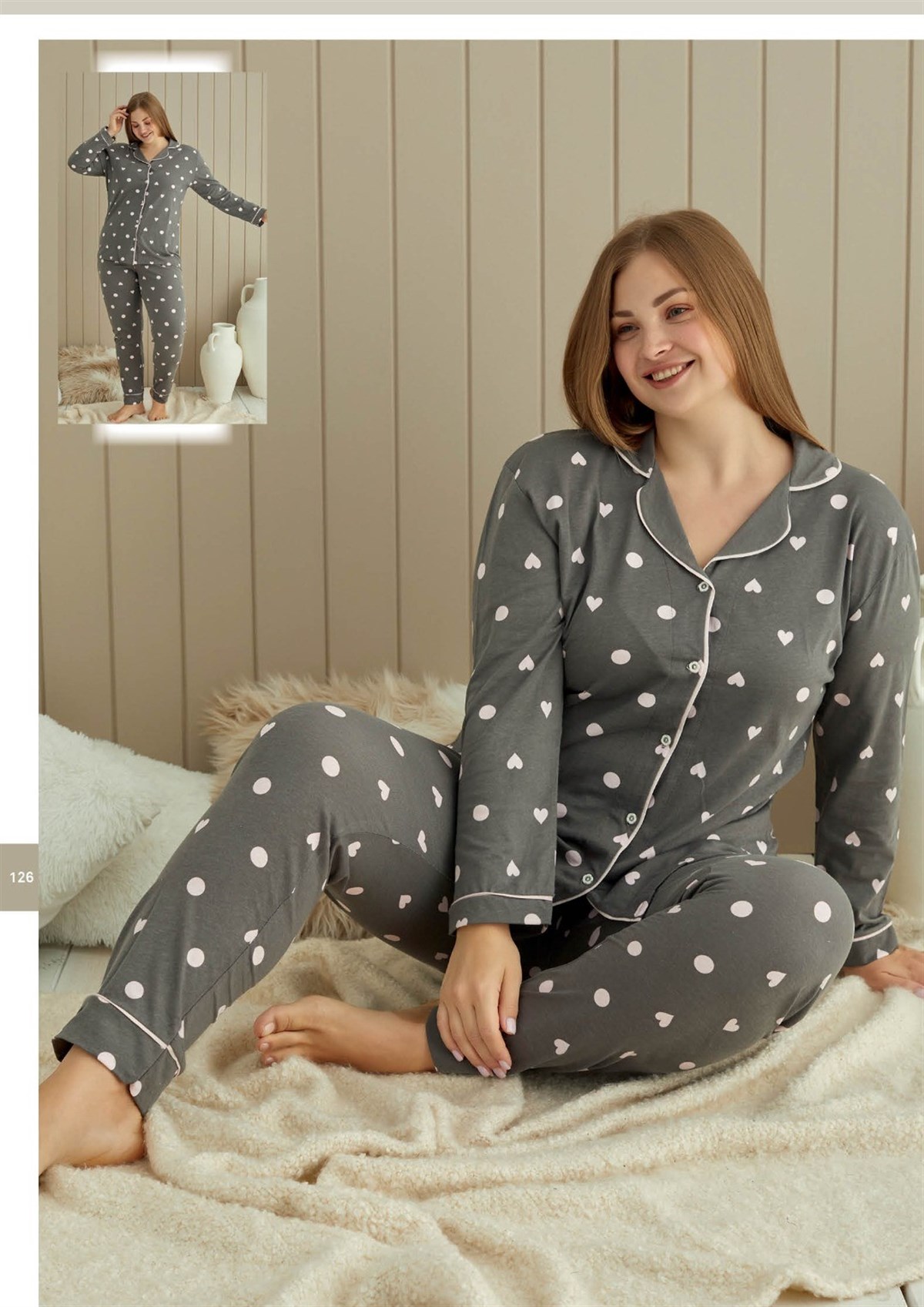 Deluxerie Plus Size Pyjama Saet Orrinthia Deluxerie Plus Size Pyjama Saet Orrinthia