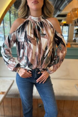 Deluxerie Bluse MF-Gardenia