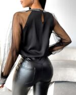 Deluxerie Bluse MF-Georgeta