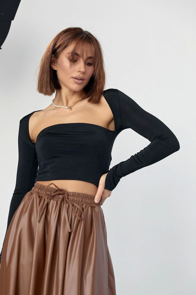 Deluxerie Crop Top MF-Larinda Deluxerie Crop Top MF-Larinda