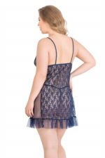 Deluxerie Plus Size Babydoll-Sæt Pansie