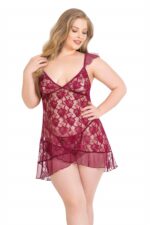 Deluxerie Plus Size Babydoll-Sæt Pheba