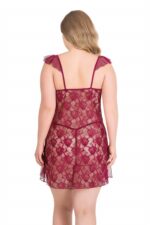Deluxerie Plus Size Babydoll-Sæt Pheba