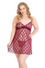 Deluxerie Plus Size Babydoll-Sæt Primrose